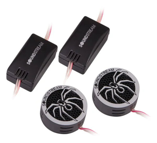 Soundstream TWT.5 | 110W 1" PEI Dome Surface or Angled Mounting 4 Ohm Tweeter Set