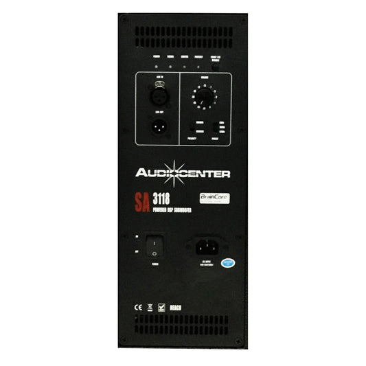 AUDIOCENTER SA3118 Single 18" Powered Subwoofer image 1