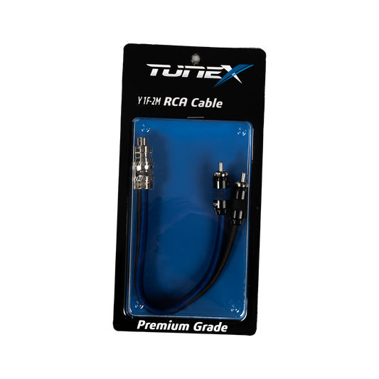 Tunex Premium Ofc RCA Cable 2 Male-1 Female Y Splitter image 1