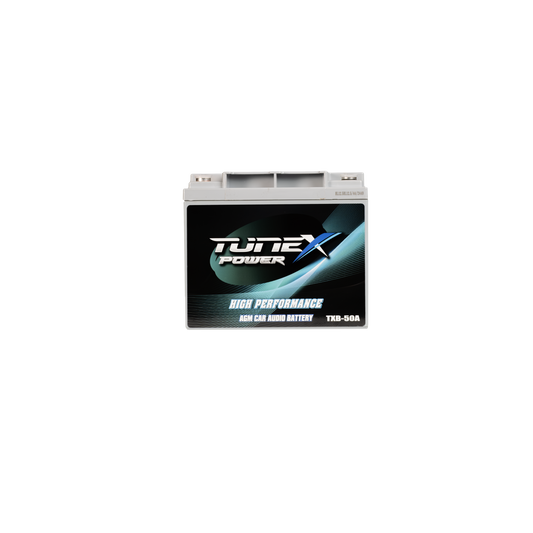 Tunex 50ah Car Audio Battery 12V DC TXB-50A image 1