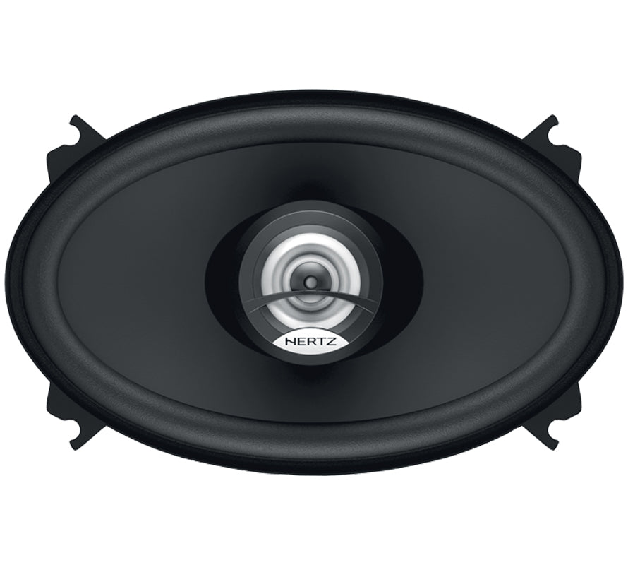 HERTZ DCX4603 (4 x 6) mm (in.) | 53 (2.1) mm (in.) | Two Way Coaxial | 80 W | 4 Ohm