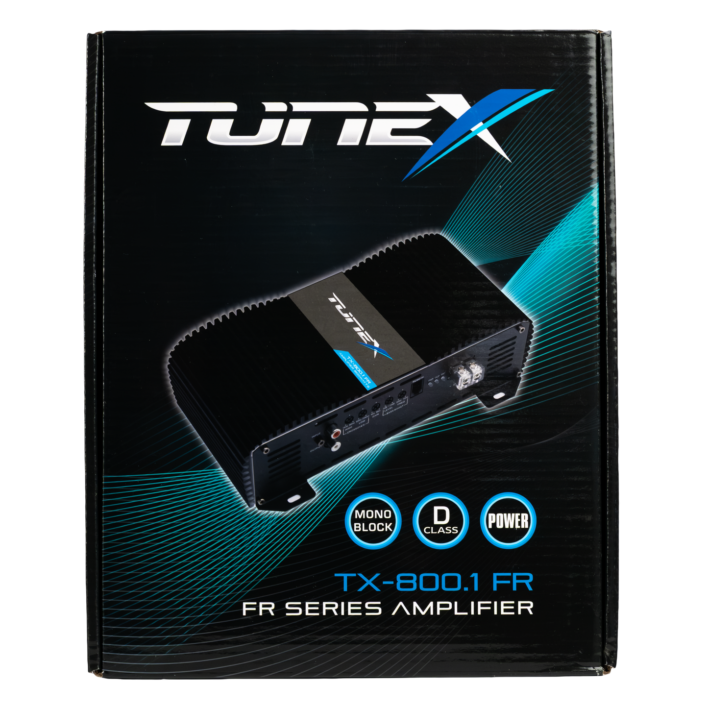 Tunex 800rms Full Range Mono Amp w/Remote Controller TX-800.1FR