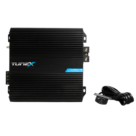 Tunex 3000rms Full Range Mono Amp w/Remote Controller TX-3000.1FR