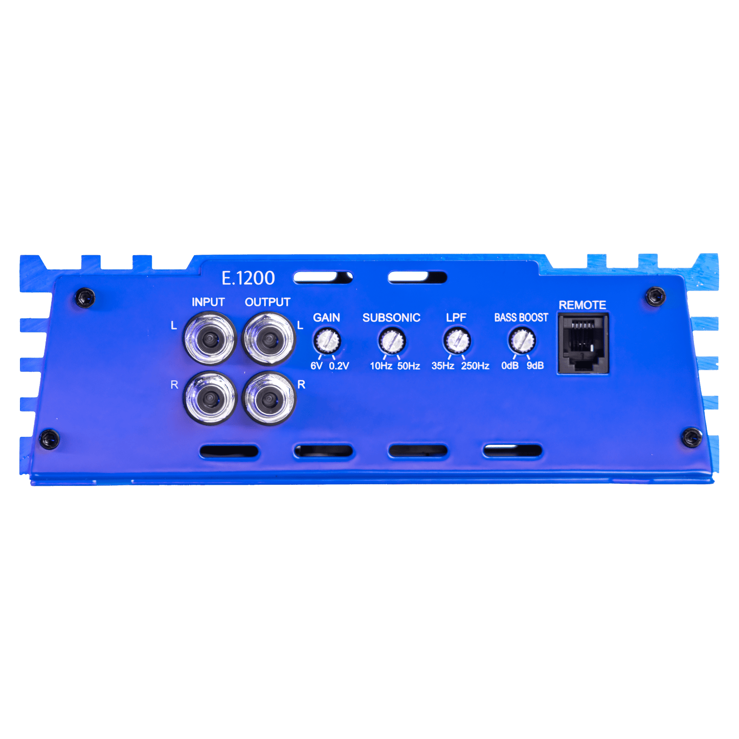 Tunex E.1200 Subwoofer Amplifier 1200w Mono w/ Bass Controller image 5