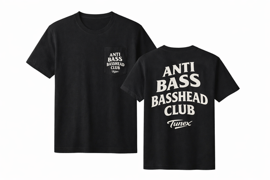 ANTI BASS BASSHEAD CLUB Tee BLACK
