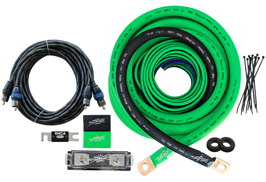 Sky High Car Audio 0 Gauge Wiring kit CCA