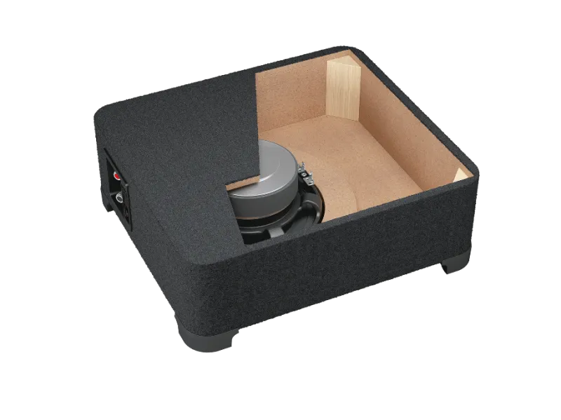 AUDISON APBX10DS Subwoofer Box | 800 W Peak Power | 250 mm | 4 + 4 ohm sub box