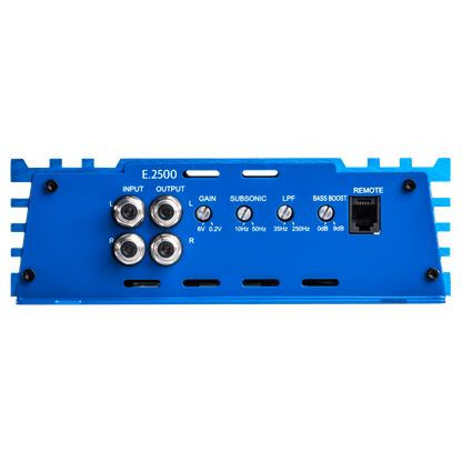 Tunex E.2500 Subwoofer Amplifier 2500w Mono w/ Bass Controller image 3