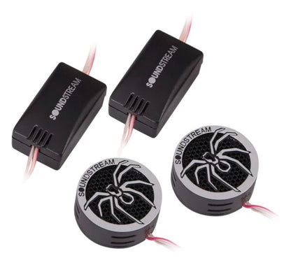 Soundstream TWT.5 | 110W 1" PEI Dome Surface or Angled Mounting 4 Ohm Tweeter Set