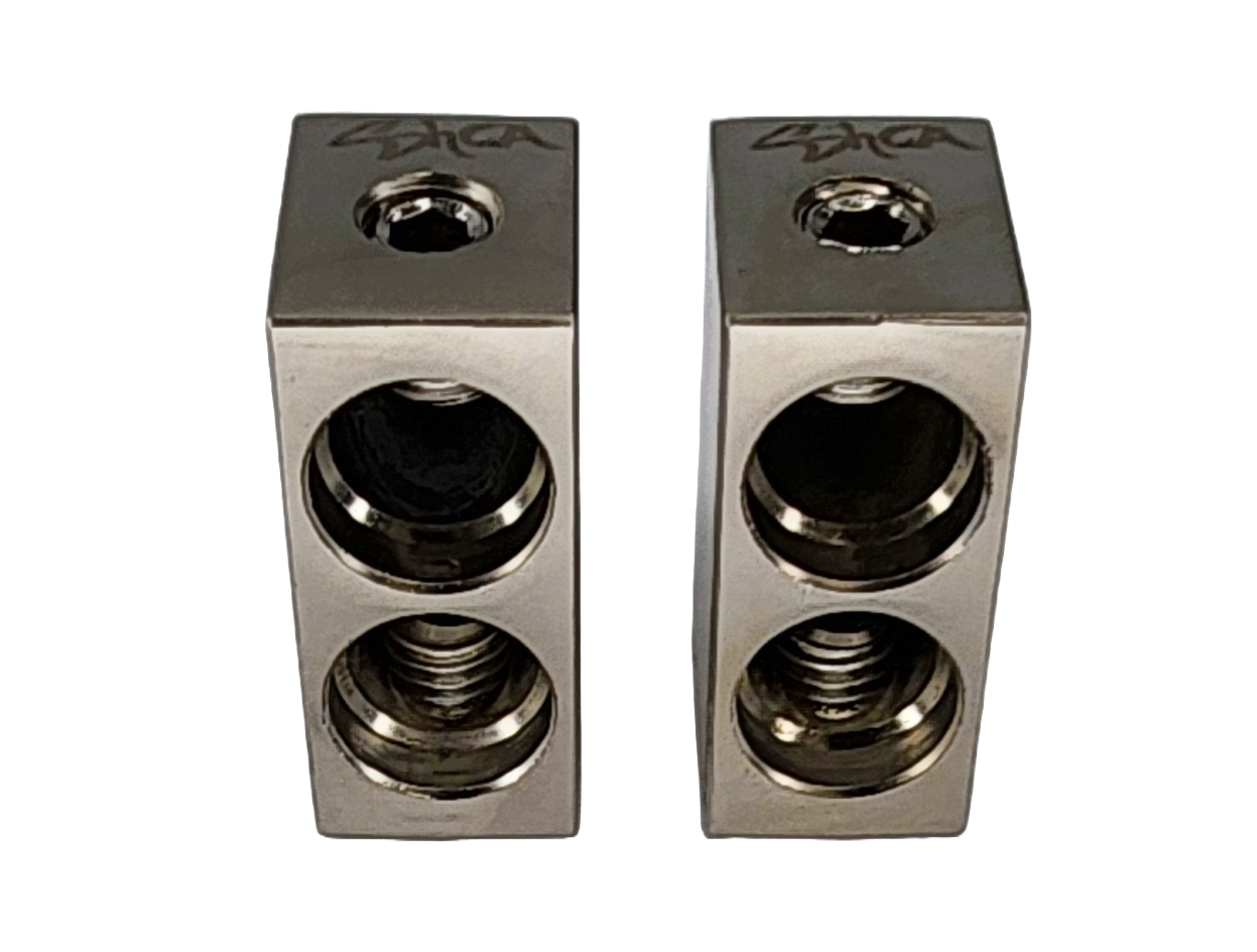 Sky High Car Audio Cast Aluminum Dual 1/0 to 1/0 Gauge Inputs