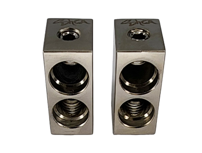 Sky High Car Audio Cast Aluminum Dual 1/0 to 1/0 Gauge Inputs
