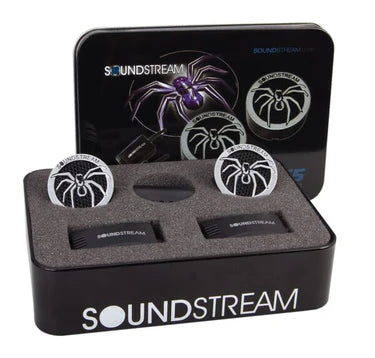 Soundstream TWT.5 | 110W 1" PEI Dome Surface or Angled Mounting 4 Ohm Tweeter Set