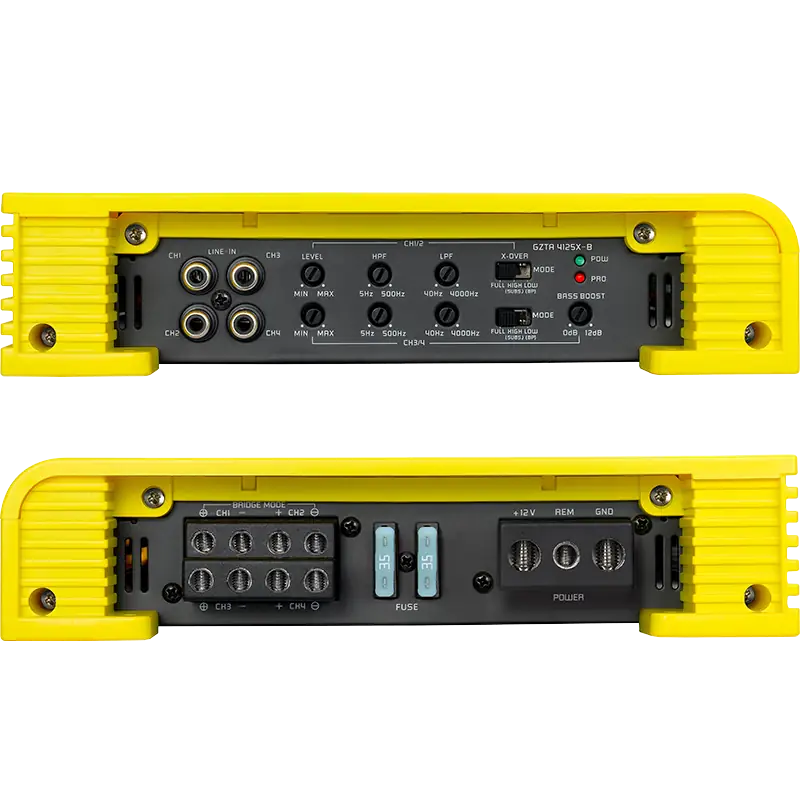 Ground Zero GZTA 4125X-B 4ch class A/B amplifier 640 Watts image 4