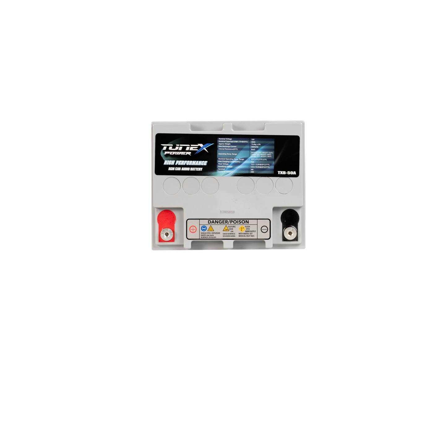 Tunex 50ah Car Audio Battery 12V DC TXB-50A image 2