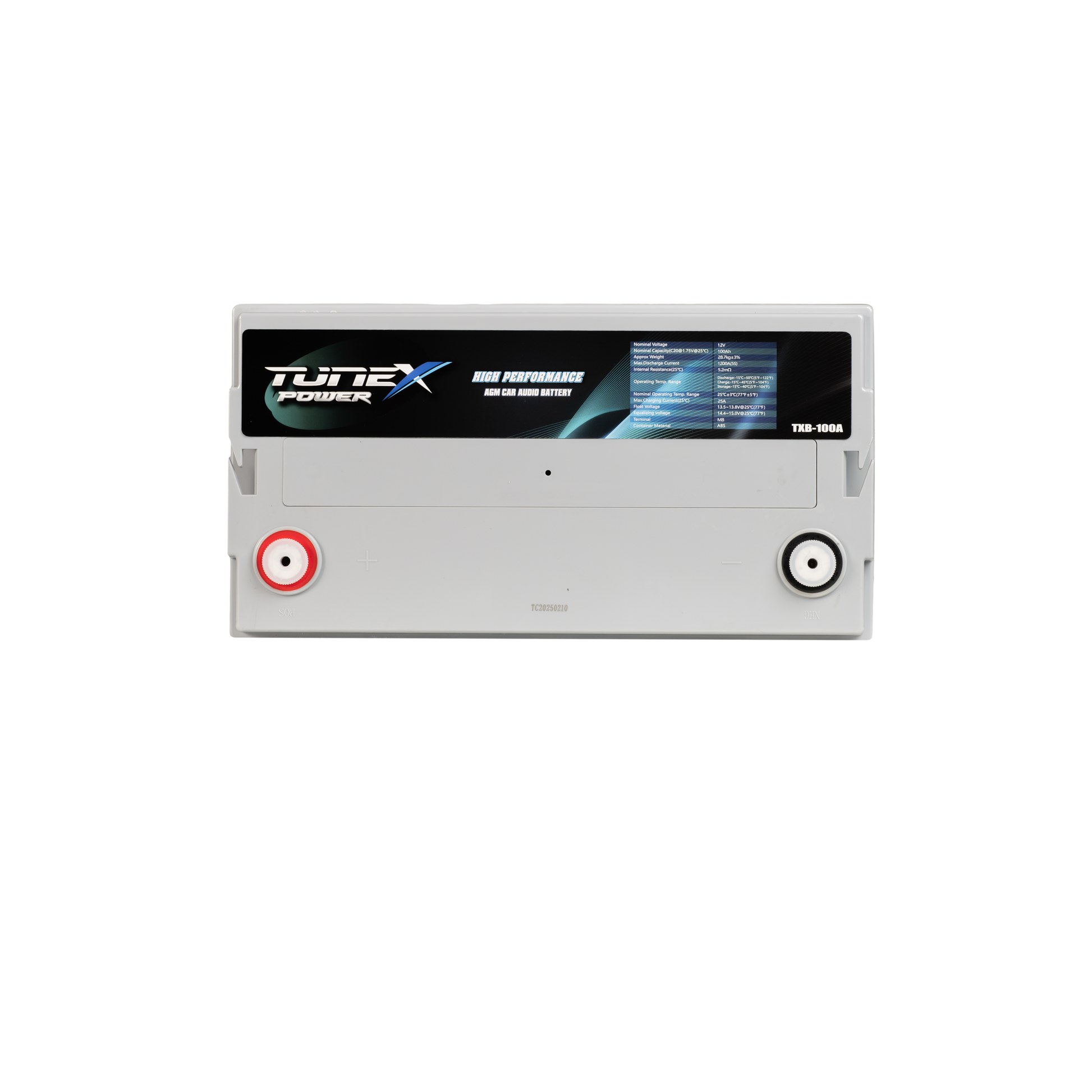 Tunex 100ah Car Audio Battery 12V DC TXB-100A image 2