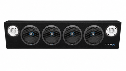 Tunex Pro 8" Bullet Quad Midbox with Tweeters 2400Watts