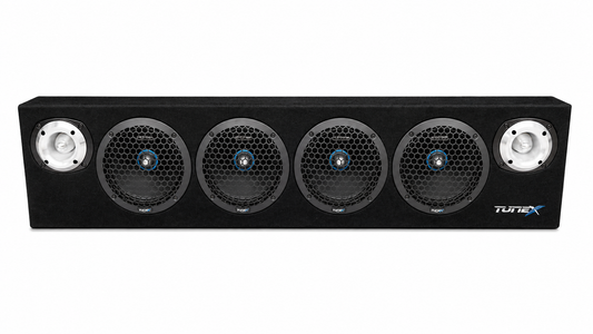 Tunex Pro 8" Bullet Quad Midbox with Tweeters 2400Watts