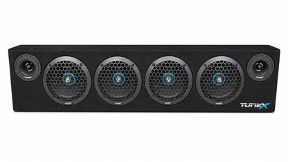 Tunex Pro 6.5  Bullet Quad Midbox with Tweeters and Box 1400Watts