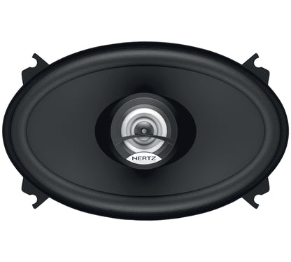 HERTZ DCX4603 (4 x 6) mm (in.) | 53 (2.1) mm (in.) | Two Way Coaxial | 80 W | 4 Ohm