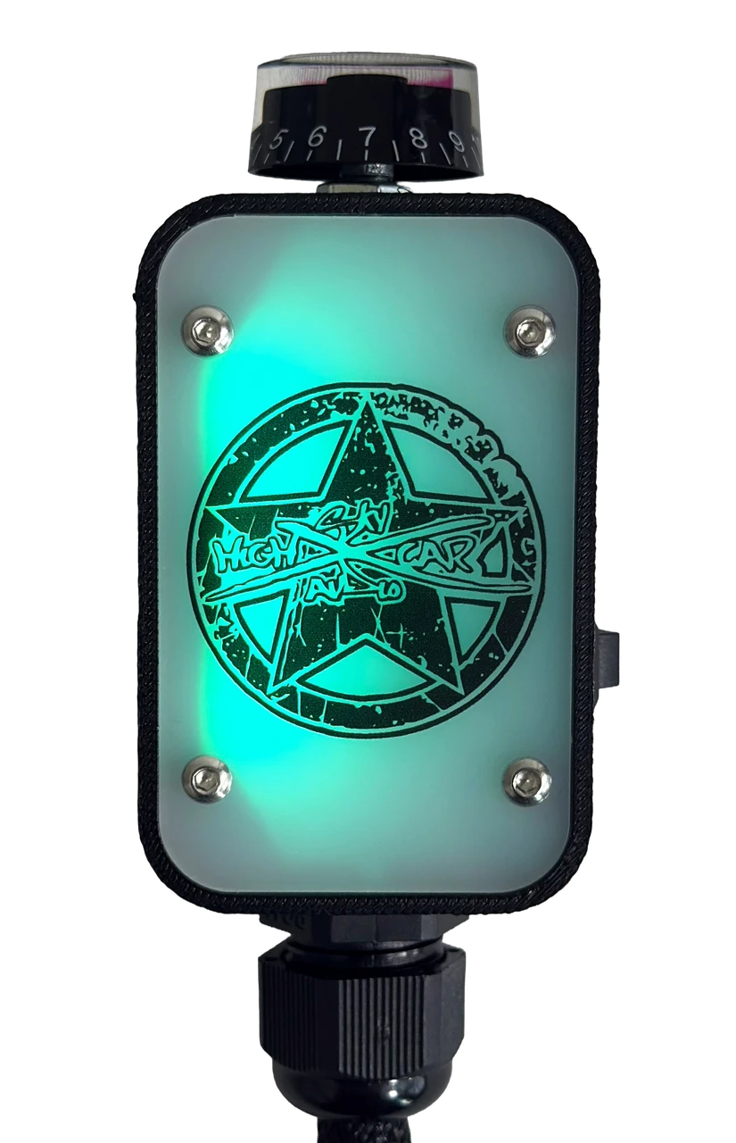Sky High Car Audio Premium V2 Bass Knob with Voltmeter and RGB LEDs