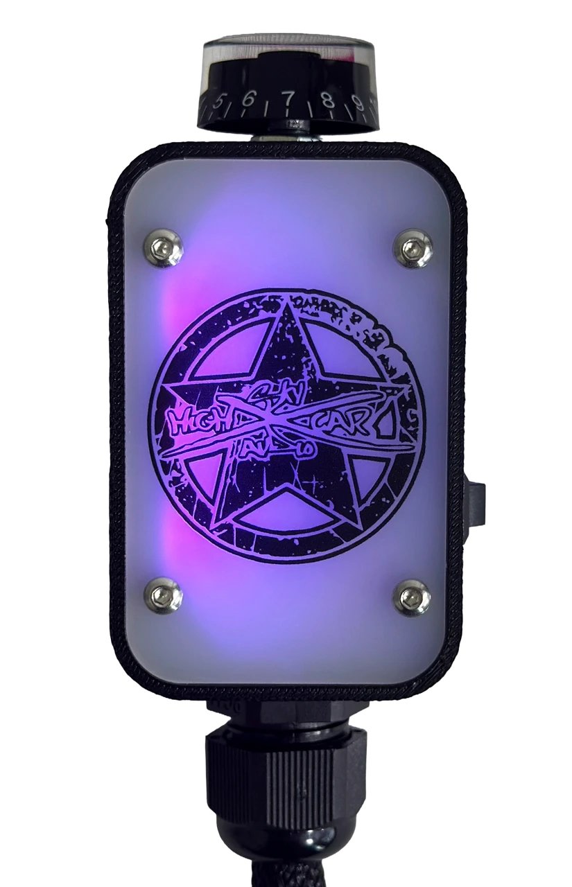 Sky High Car Audio Premium V2 Bass Knob with Voltmeter and RGB LEDs