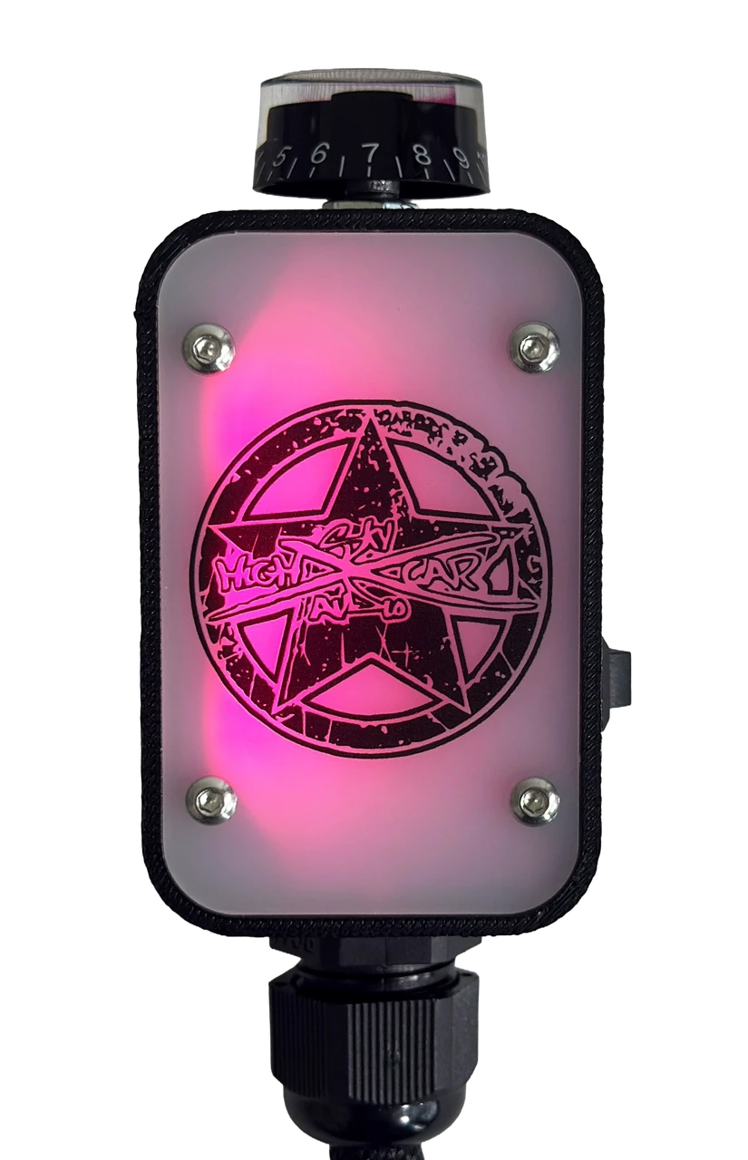 Sky High Car Audio Premium V2 Bass Knob with Voltmeter and RGB LEDs