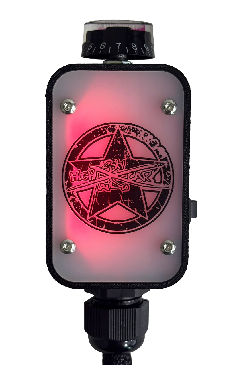 Sky High Car Audio Premium V2 Bass Knob with Voltmeter and RGB LEDs