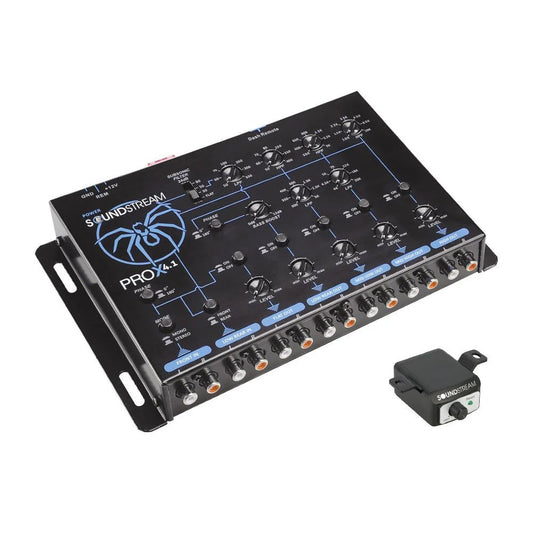 Soundstream PROX4.1 | 5-Way Electronic Crossover Optimized for Extreme SPL Applications