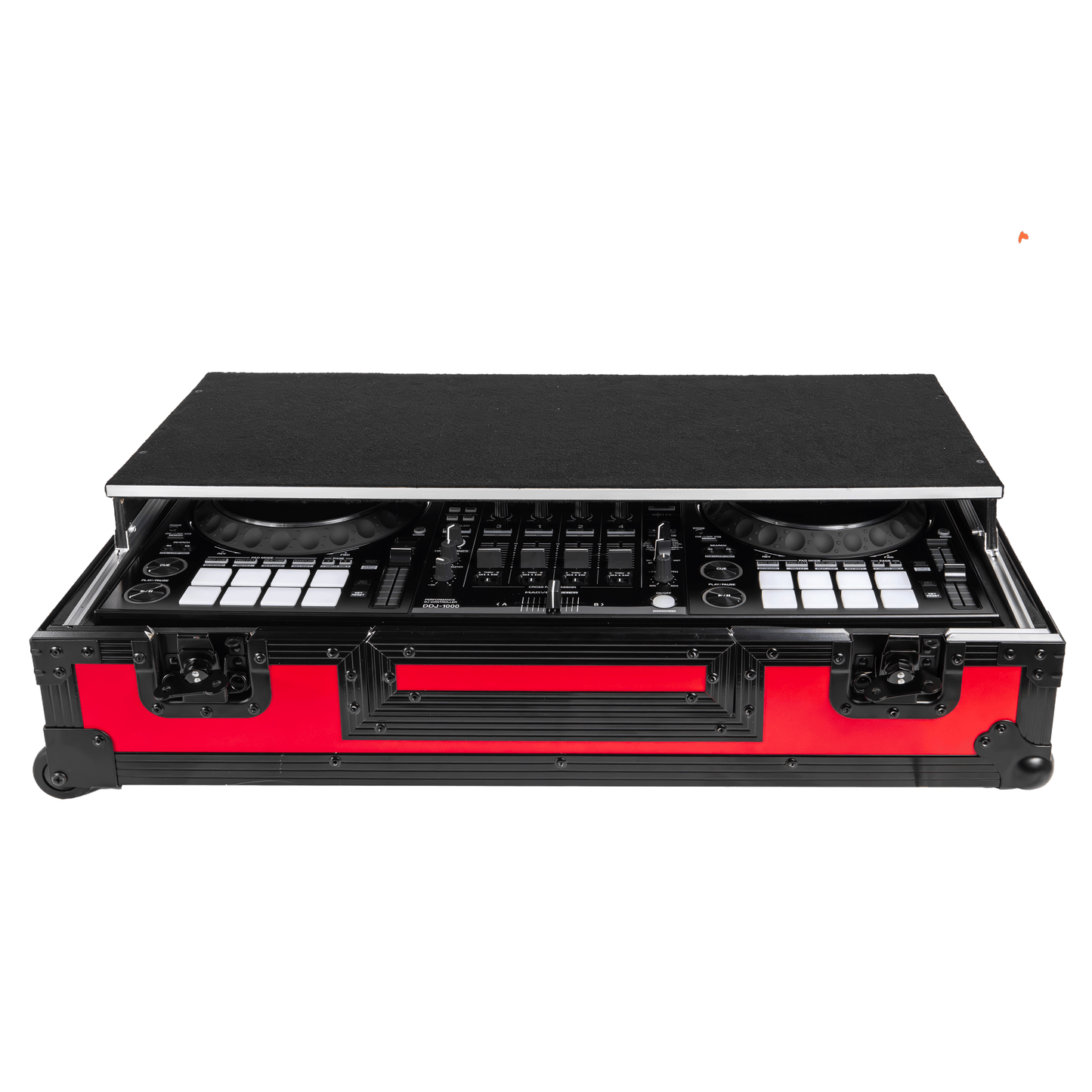 X PRO Case for Pioneer DDJ-1000 Case with LAPTOP Shelf & Wheels