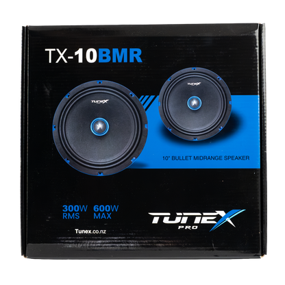 Tunex 10 Inch Bullet Midrange Speaker 300rms TX-10BMR (PAIR)