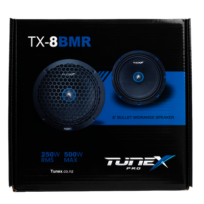 Tunex 8 Inch Bullet Midrange Speaker 250rms TX-8BMR (PAIR)