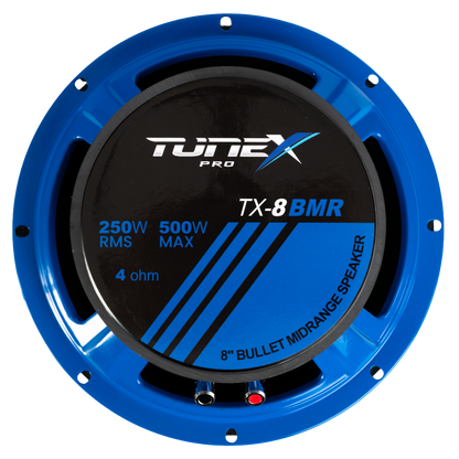 Tunex 8 Inch Bullet Midrange Speaker 250rms TX-8BMR (PAIR)