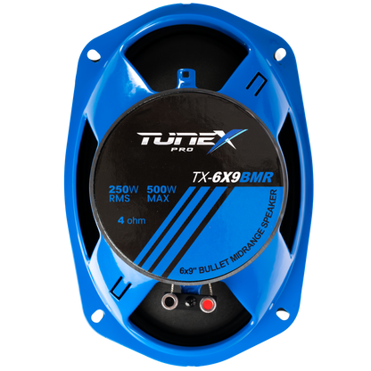 Tunex 6x9 Bullet Midrange Speaker 250rms TX-6X9BMR (PAIR)