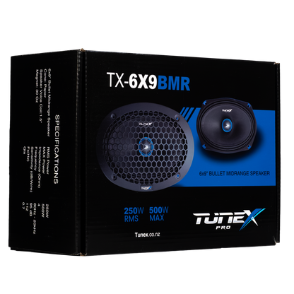 Tunex 6x9 Bullet Midrange Speaker 250rms TX-6X9BMR (PAIR)