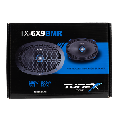 Tunex 6x9 Bullet Midrange Speaker 250rms TX-6X9BMR (PAIR)