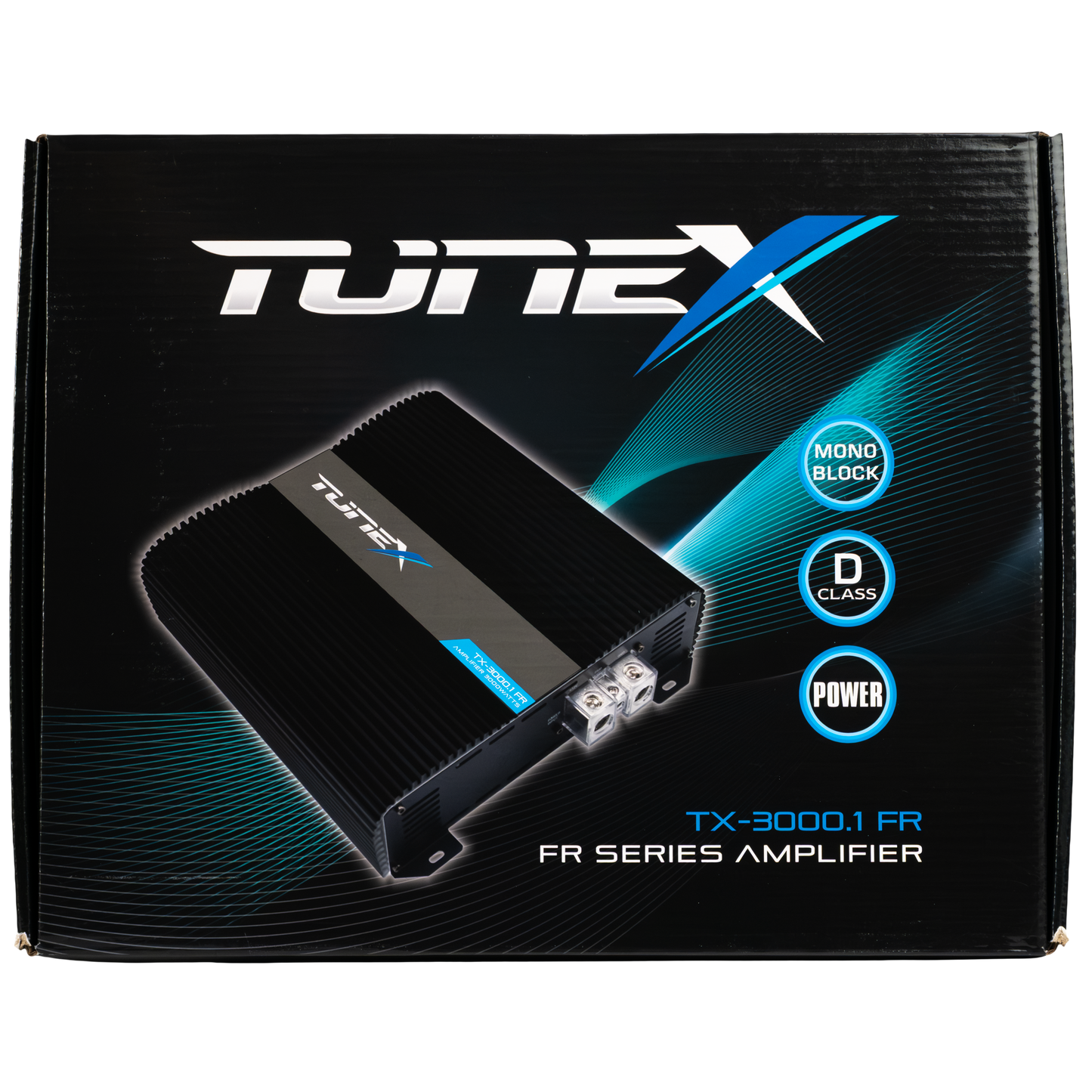 Tunex 3000rms Full Range Mono Amp w/Remote Controller TX-3000.1FR