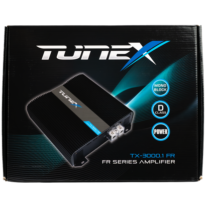 Tunex 3000rms Full Range Mono Amp w/Remote Controller TX-3000.1FR