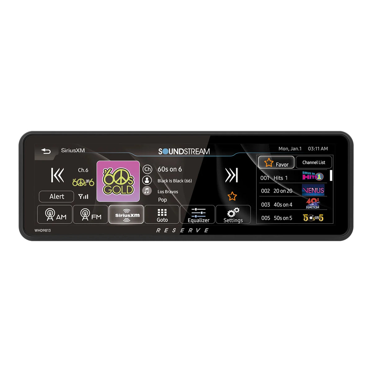 Soundstream WHD.9813 | Headunit for 1998-2013 Harley Davidson® Touring Motorcycles