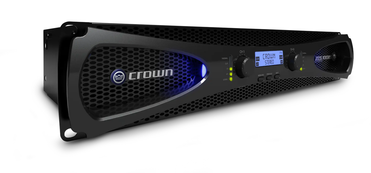 Crown XLS 1002 Two-channel, 350W @ 4Ω Power Amplifier
