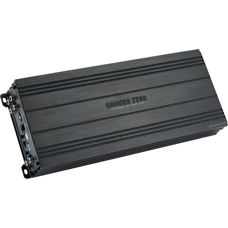 Ground Zero GZHA MINI FIVE-DSP 5-channel class D compact amplifier with DSP image 0
