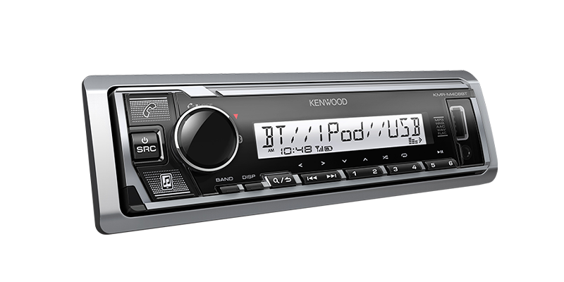 Kenwood KMR-M408BT Marine Stereo 4V Preout!! image 1