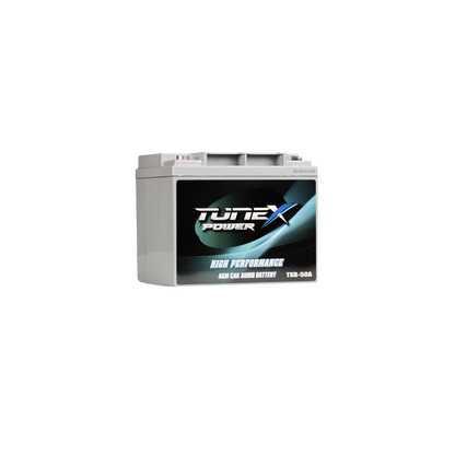 Tunex 50ah Car Audio Battery 12V DC TXB-50A image 0