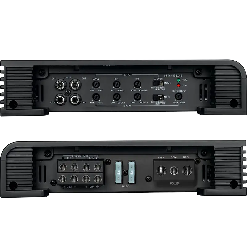 Ground Zero GZTA 4125X-B 4ch class A/B amplifier 640 Watts image 2