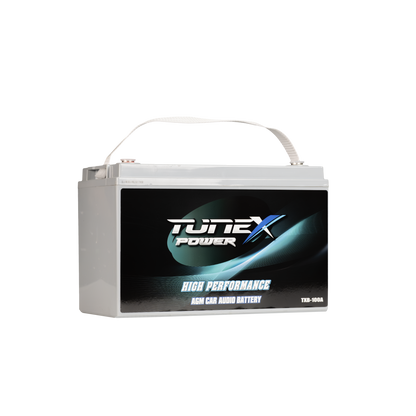 Tunex 100ah Car Audio Battery 12V DC TXB-100A image 0