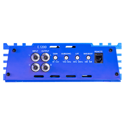 Tunex E.1200 Subwoofer Amplifier 1200w Mono w/ Bass Controller image 5