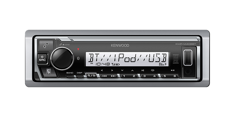Kenwood KMR-M408BT Marine Stereo 4V Preout!! image 0