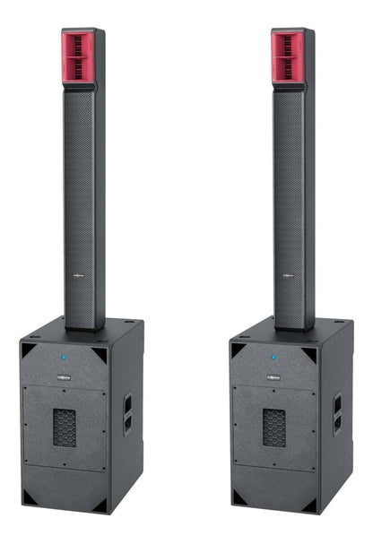 AudioCenter Dual L83+L83S Active DSP Column PA System image 0