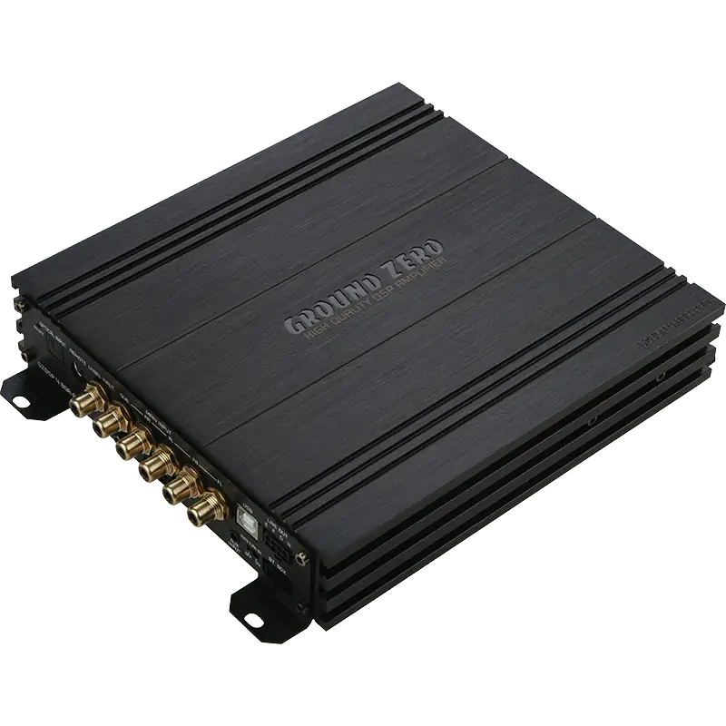 Ground Zero GZDSP 4.80A-PRO 4-channel amplifier with 8-channel DSP image 0