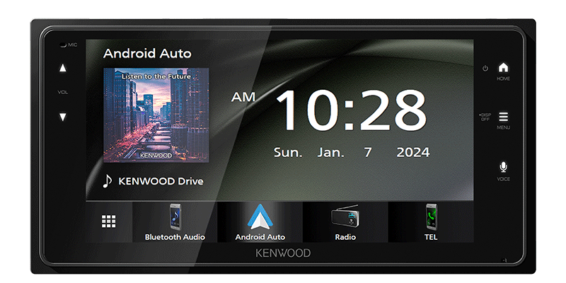Kenwood DMX723WS 6.8 Inch 200mm Wireless Apple CarPlay & Android Auto Head Unit