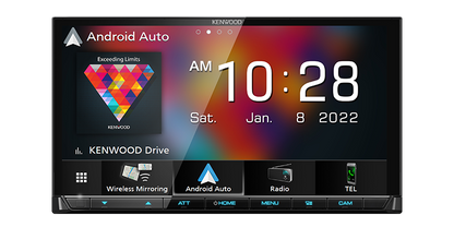 Kenwood DMX8521S 7 Inch Wireless Apple CarPlay & Android Auto Head Unit